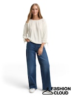 Afbeelding in Gallery-weergave laden, TOM TAILOR DENIM STRUCTURED STRIPE T-SHIRT off white
