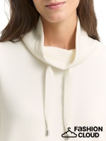 Afbeelding in Gallery-weergave laden, TOM TAILOR SWEATSHIRT SCUBA STAND UP COLLAR whisper white
