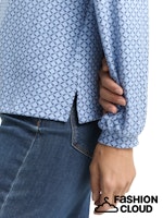 Load image into Gallery viewer, TOM TAILOR T-SHIRT COSY CREW NECK blue graphical minimal
