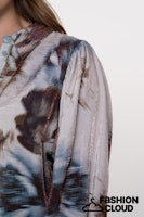 Afbeelding in Gallery-weergave laden, GEISHA BLOUSE grey/blue
