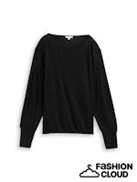 Load image into Gallery viewer, TOM TAILOR T-SHIRT BATWING deep black
