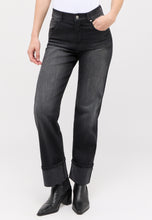 Afbeelding in Gallery-weergave laden, ANGELS JEANS LARA TURN UP WIDE LEG anthracite used
