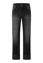 Afbeelding in Gallery-weergave laden, ANGELS JEANS LARA TURN UP WIDE LEG anthracite used
