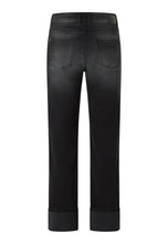 Afbeelding in Gallery-weergave laden, ANGELS JEANS LARA TURN UP WIDE LEG anthracite used
