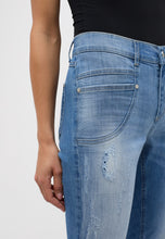Afbeelding in Gallery-weergave laden, ANGELS JEANS SKINNY POCKET light blue used destroyed
