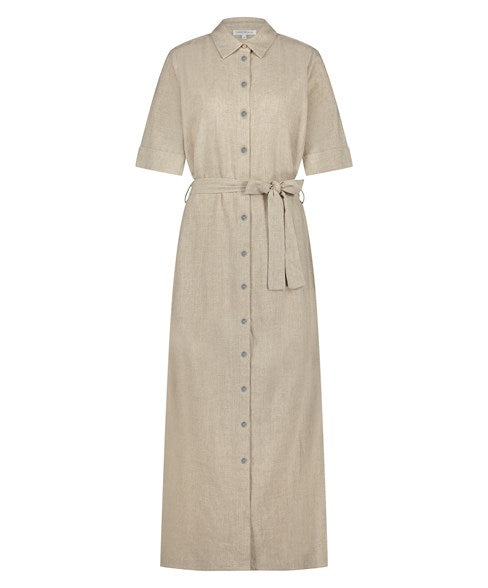 TRAMONTANA SHIRT DRESS sand melange