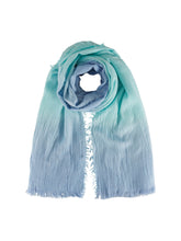 Afbeelding in Gallery-weergave laden, TOM TAILOR DENIM LIGHT STRUCTURED SCARF blue mint colorflow
