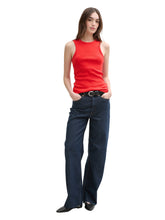 Afbeelding in Gallery-weergave laden, TOM TAILOR DENIM RACERBACK RIB TOP scarlet red
