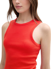 Afbeelding in Gallery-weergave laden, TOM TAILOR DENIM RACERBACK RIB TOP scarlet red
