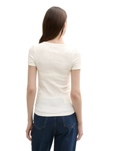 Afbeelding in Gallery-weergave laden, TOM TAILOR DENIM CRINKLE T-SHIRT off white
