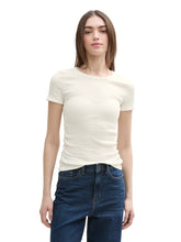 Afbeelding in Gallery-weergave laden, TOM TAILOR DENIM CRINKLE T-SHIRT off white

