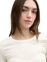 Afbeelding in Gallery-weergave laden, TOM TAILOR DENIM CRINKLE T-SHIRT off white
