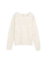 Load image into Gallery viewer, TOM TAILOR DENIM OTTOMAN KNIT PULLOVER off white
