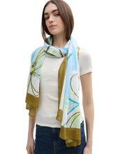 Afbeelding in Gallery-weergave laden, TOM TAILOR DENIM LIGHT LONG SCARF abstract big scale flower
