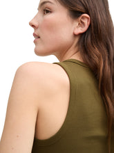 Afbeelding in Gallery-weergave laden, TOM TAILOR DENIM RIB TOP golden olive green
