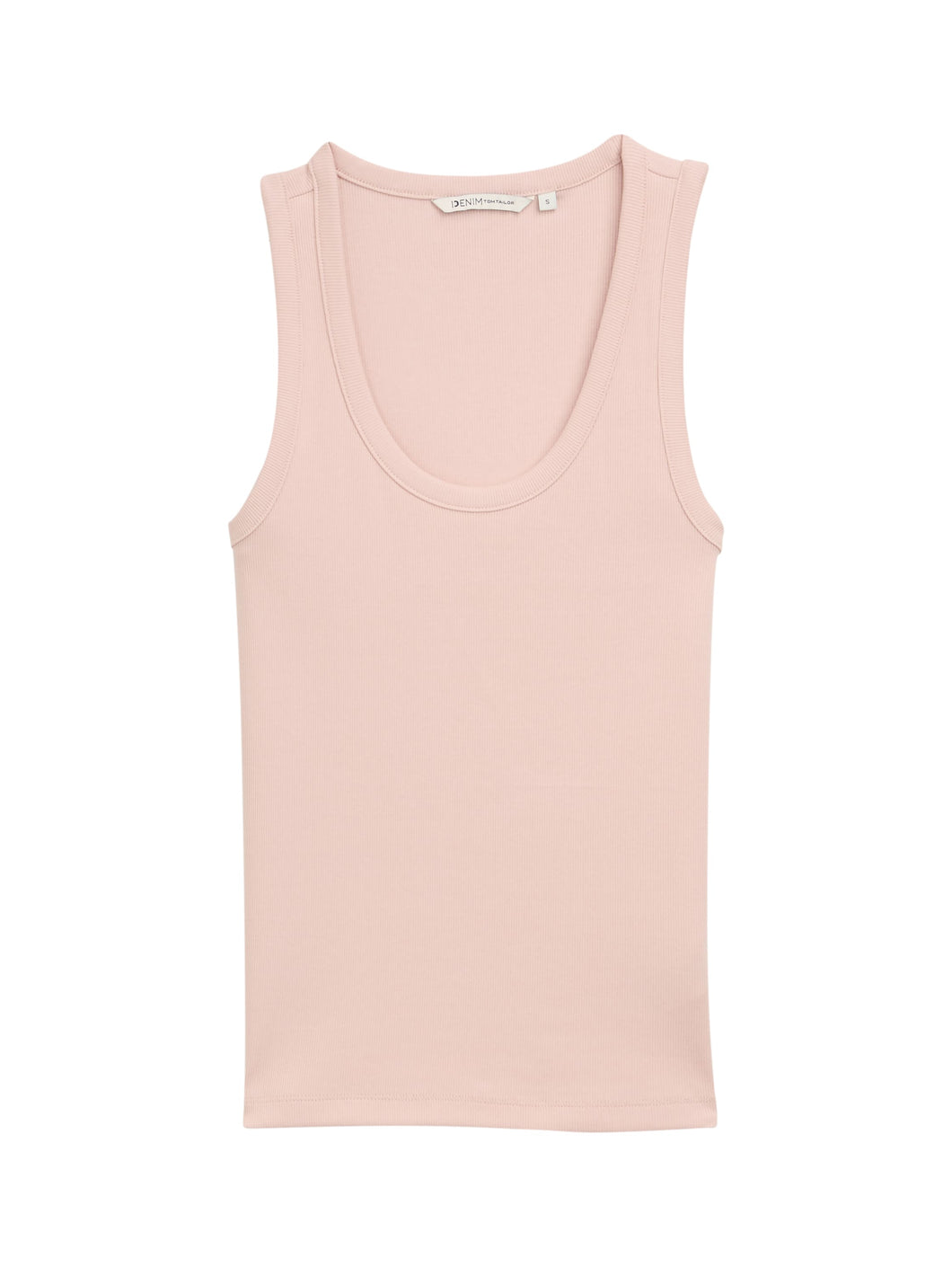 TOM TAILOR DENIM RIB TOP rose smoke