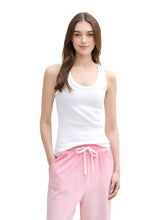 Afbeelding in Gallery-weergave laden, TOM TAILOR DENIM RIB TOP white
