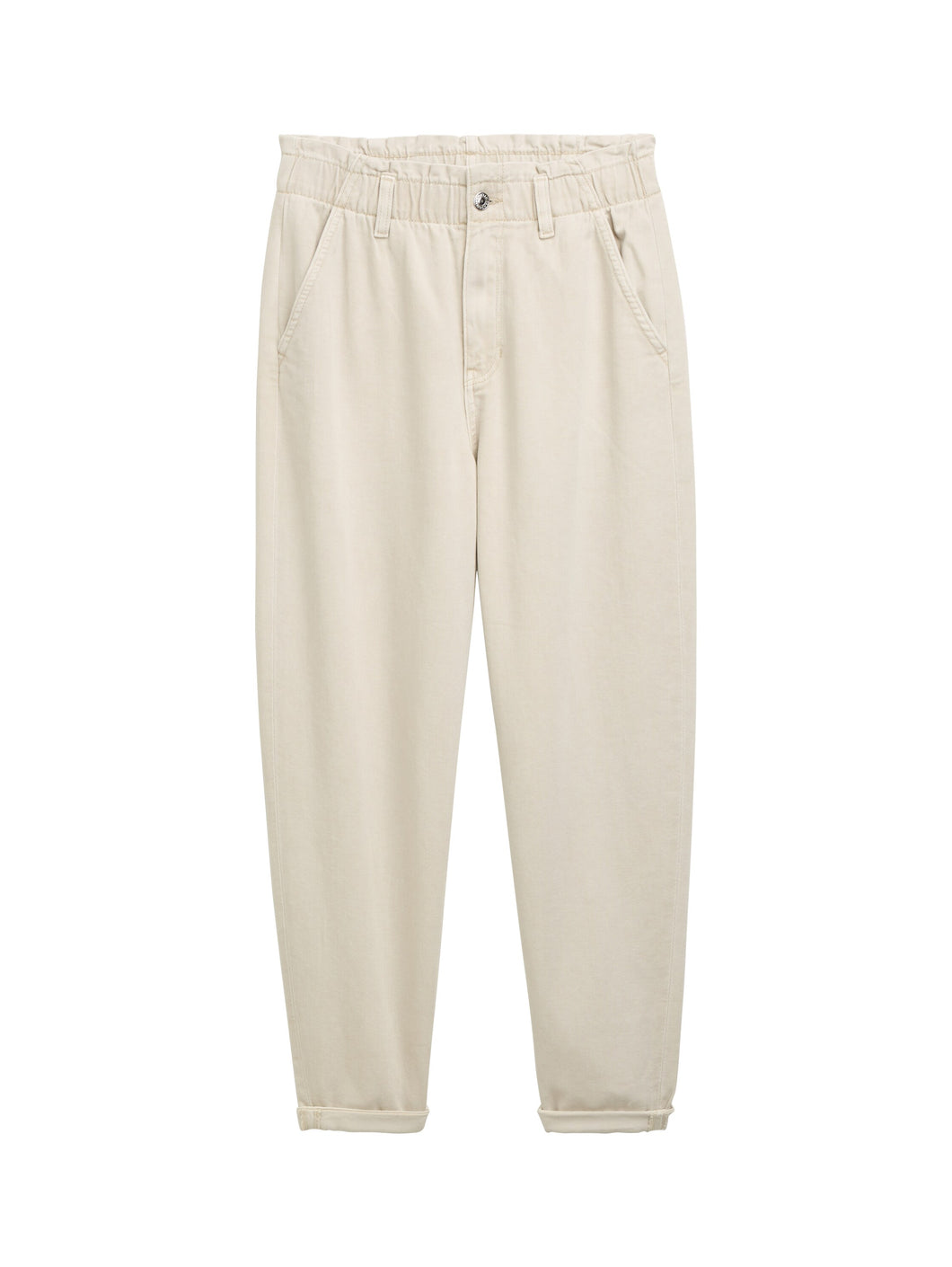 TOM TAILOR DENIM PAPERBAG beige grey