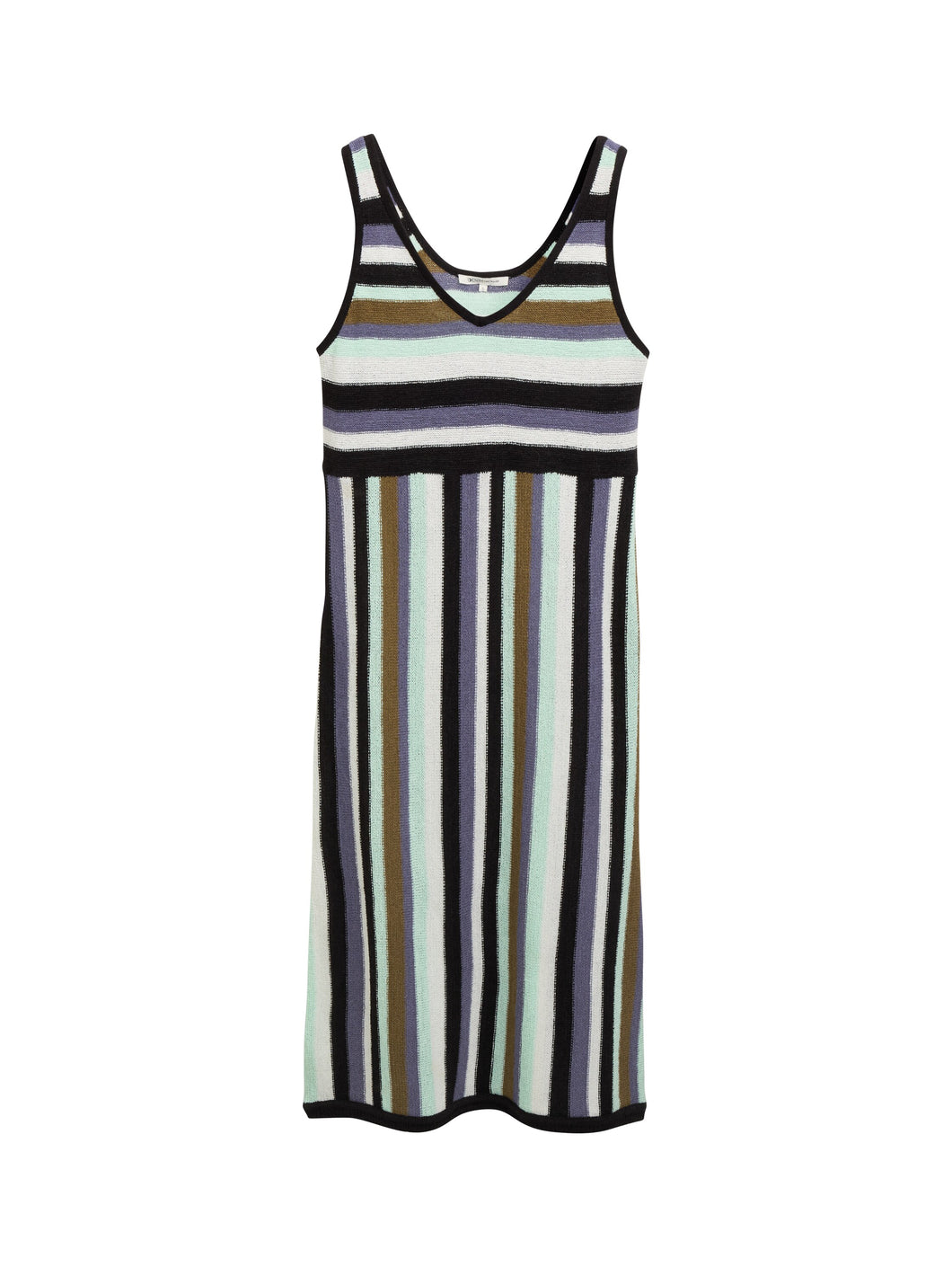 TOM TAILOR DENIM KNIT STRIPED  DRESS multicolor stripe