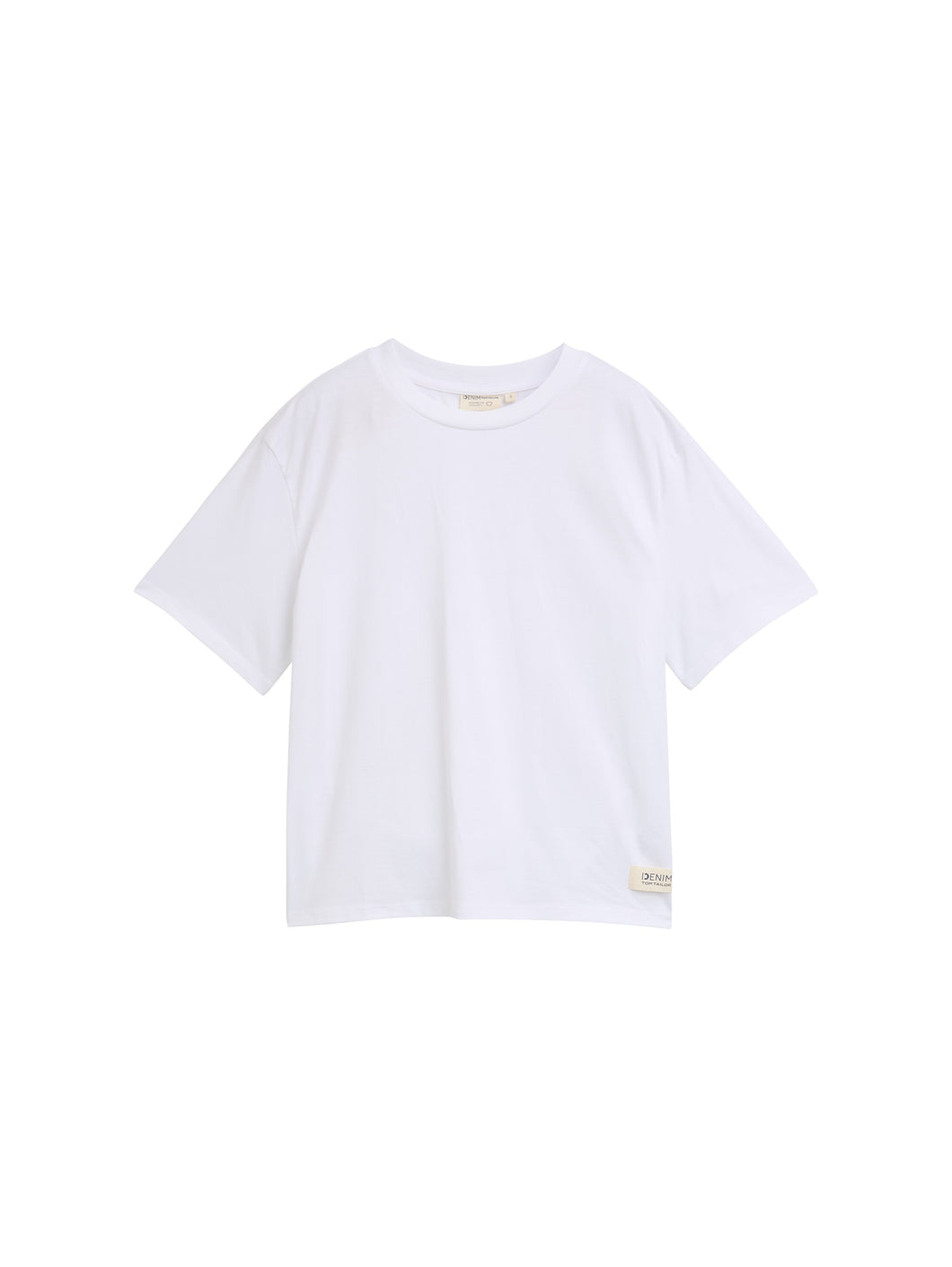 TOM TAILOR DENIM BOXY T-SHIRT white