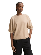 Load image into Gallery viewer, TOM TAILOR DENIM COZY T-SHIRT intense beige melange
