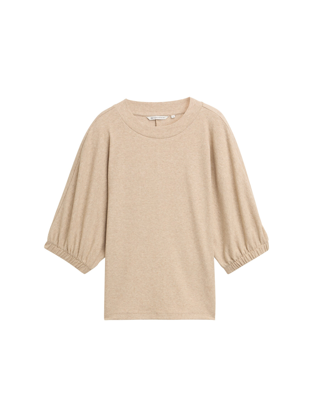 TOM TAILOR DENIM COZY T-SHIRT intense beige melange