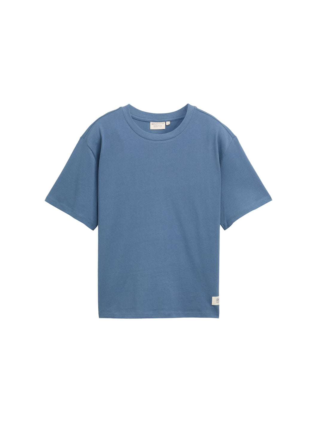TOM TAILOR BOXY T-SHIRT dusty denim blue