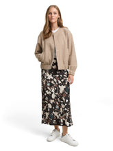 Load image into Gallery viewer, TOM TAILOR DENIM MIDI SLIP SKIRT abstract print
