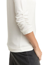 Afbeelding in Gallery-weergave laden, TOM TAILOR DENIM COZY SWEATSHIRT WITH SLEEVE DETAIL off white
