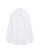 Load image into Gallery viewer, TOM TAILOR DENIM POPLIN SHIRT WITH POCKET white
