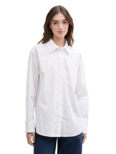 Load image into Gallery viewer, TOM TAILOR DENIM POPLIN SHIRT WITH POCKET white
