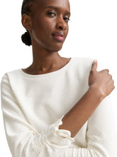 Afbeelding in Gallery-weergave laden, TOM TAILOR DENIM SWEATSHIRT W. SLEEVE DETAIL off white
