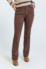 Afbeelding in Gallery-weergave laden, FREEQUENT BROEK ISADORA BOOTCUT FULL LENGTH FLARED LEGS coffee bean
