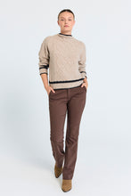 Afbeelding in Gallery-weergave laden, FREEQUENT BROEK ISADORA BOOTCUT FULL LENGTH FLARED LEGS coffee bean
