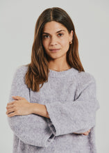 Afbeelding in Gallery-weergave laden, FREEQUENT PULLOVER LULU HAIRY KNIT iris melange
