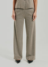 Afbeelding in Gallery-weergave laden, FREEQUENT BROEK BONNIE HERRINGBONE PATTERN moonbeam w.mole
