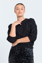 Afbeelding in Gallery-weergave laden, FREEQUENT PULLOVER SAFRI EFFECT YARN PUFF SLEEVE black
