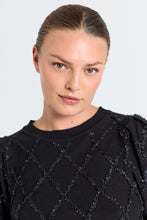 Afbeelding in Gallery-weergave laden, FREEQUENT PULLOVER SAFRI EFFECT YARN PUFF SLEEVE black
