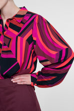 Afbeelding in Gallery-weergave laden, GEISHA BLOUSE fuchsia/coral
