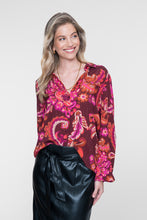 Afbeelding in Gallery-weergave laden, GEISHA BLOUSE fuchsia/coral
