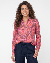 Afbeelding in Gallery-weergave laden, GEISHA BLOUSE bordeaux/fuchsia
