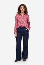 Afbeelding in Gallery-weergave laden, GEISHA BLOUSE bordeaux/fuchsia
