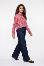 Afbeelding in Gallery-weergave laden, GEISHA BLOUSE bordeaux/fuchsia
