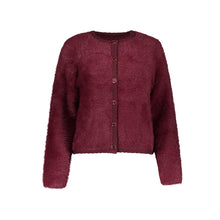 Load image into Gallery viewer, GEISHA VEST HAIRY burgundy
