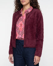 Load image into Gallery viewer, GEISHA VEST HAIRY burgundy
