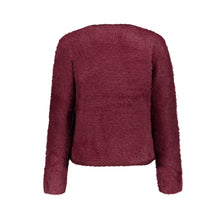 Load image into Gallery viewer, GEISHA VEST HAIRY burgundy
