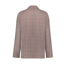 Load image into Gallery viewer, GEISHA BLAZER CHECK + TAPE burgundy/green
