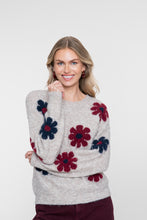 Afbeelding in Gallery-weergave laden, GEISHA PULL FLOWERS sand/burgundy/navy
