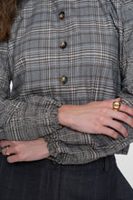 Afbeelding in Gallery-weergave laden, GEISHA BLOUSE camel/grey
