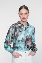 Afbeelding in Gallery-weergave laden, GEISHA BLOUSE camel/mint
